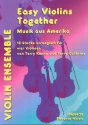 Musik aus Amerika 12 Stcke fr 4 Violinen ( Ensemble ) Partitur und Stimmen