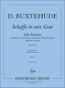 Schaffe in mir Gott ein reines Herz BuxWV95 fr Sopran, 2 Violinen, Violoncello und Bc,  Partitur und Stimmen