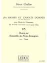 380 basses et chants donns vol.10a Chants sur l'ensemble des notes etrangres textes