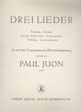 3 Lieder op.99 Fr mittlere Singstimme und Klavier (dt/fr)