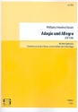 Adagio und Allegro fr Orgelwalze fr 4 Flten Partitur und Stimmen