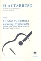 20 Originaltnze aus op.9 D365 Flte (Violine) und Gitarre genannt Erste Walzer Partitur und Stimme