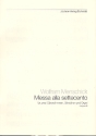 Messa alla settecento Ausgabe B fr 2 Oberstimmen, Streicher und Orgel Partitur