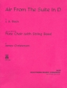 Air aus der Suite D-Dur fr 4 Flten, Altflte und Kontrabass Partitur und Stimmen