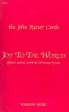 Joy to  the World for mixed chorus and piano/organ score