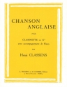 Chanson Anglaise pour clarinette et piano
