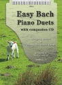 Easy Bach Duets (+CD) for piano 4 hands score