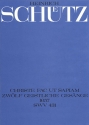 Christe fac ut sapiam op.13,12 SWV431 fr 4 Stimmen (Instrumente), Bc ad lib Partitur