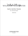 6 leichte Stcke fr Streichorchester Partitur