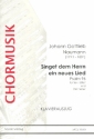 Singet dem Herrn ein neues Lied fr Soli, gem Chor und Orchester Klavierauszug