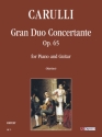 Grand duo concertante op.65 fr Gitarre und Klavier Partitur und Stimme