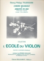 Canons melodieux pour 2 violons 2 partitions