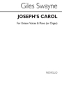Joseph's Carol op.77,3 for two-part voices and piano (organ)