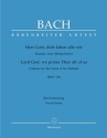 Herr Gott, dich loben alle wir Kantate BW130 fr Soli, gem Chor und Orchester Klavierauszug