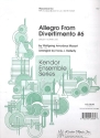 Allegro aus Divertimento Nr. 6 fr Flte, Oboe und Klarinette Partitur und Stimmen