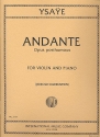 Andante op.posth. for violin and piano
