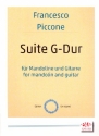 Suite G-Dur für Mandoline und Gitarre Spielpartitur