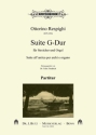 Suite G-Dur für Streichorchester und Orgel Partitur