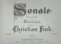 Sonate e-Moll Nr.5 op.83 fr Orgel
