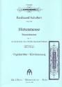 Hirtenmesse op.13 fr Soli, gem Chor, Orchester und Orgel Klavierauszug (=Orgel-Partitur)