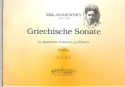Griechische Sonate fr Klarinette (Viola) und Klavier