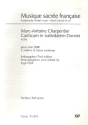 Canticum in nativitatem Domini H393 fr 3 Stimmen (gem Chor), 2 Violinen und Bc Partitur