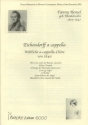 Eichendorff a cappella Weltliche a cappella Chöre von 1846 für gem Chor