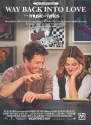 Way back into Love for piano (big note edition) with lyrics