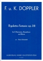 Rigoletto-Fantasie op.38  fr 2 Klarinetten, Bassetthorn und Klavier Partitur und Stimmen