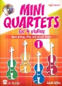 Mini Quartets Band 1 (+CD) für 4 Violinen Partitur und Stimmen