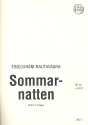 Sommarnatten for SS Soli and mixed chorus score
