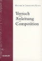 Versuch einer Anleitung zur Composition broschiert 