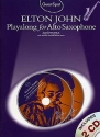 Elton John (+CD) for alto saxophone