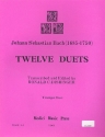12 Duets for trumpets score