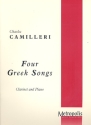 4 Greek Songs: for clarinet and piano (1951/77)