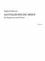 Altiatlienische Arien fr Singstimme und Gitarre Partitur