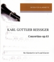 Concertino op.63 fr Klarinette und Orchester fr Klarinette und Klavier