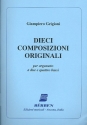 10 Composizioni originali per organetto a 2 e 4 bassi