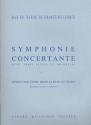 Symphonie concertante pour 3 flutes et orchestre pour 3 flutes et piano parties