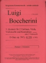 Quintett D-Dur op.39,3 G339 fr 2 Violinen, Viola, Violoncello und Kontrabass Partitur und Stimmen