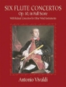6 Flute Concertos op.10  with related concertos for other wind instruments score