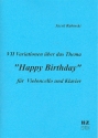 7 Variationen ber Happy Birthday fr Violoncello und Klavier