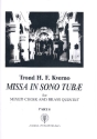 Missa In Sono Tubae for mixed chorus and brass quintet parts