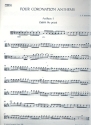 4 Coronation Anthems for strings, wind instruments and organ viola