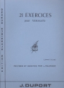 21 Exercices vol.1 (nos.1-13) pour violoncelle