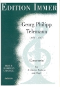 Concerto fr 3 Clarini, Pauken und Orgel Stimmen