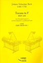 Toccata F-Dur BWV540 für 2 Cembali Partitur und 2 Stimmen