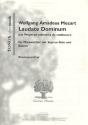 Laudate Dominum fr Mnnerchor mit Sopran-Solo und Klavier Klavierpartitur (la)