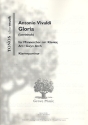 Gloria für Männerchor und Klavier Klavierpartitur (la)