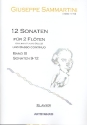 12 Sonaten Bd.3 (Nr.9-12) fr 2 Flten (Violinen, Altblockflten) und Bc Klavierbegleitung